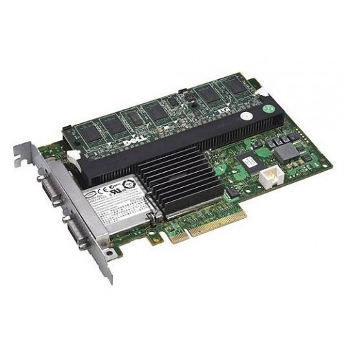 405-10775 Контроллер SAS RAID Dell PERC 6/E 512Mb BBU Ext-2xSFF8470 8xSAS/SATA RAID60 U600 PCI-E8x 405-10775 - фото 11055