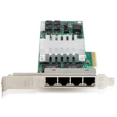 436431-001 Контроллер HP NC364T PCI-E Mezzine server adapter - 4-port, 1000base-T fiber conector 436431-001 - фото 12262