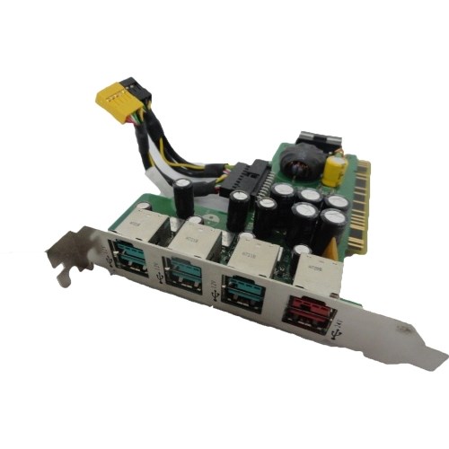 439756-000 Контроллер HP Powered USB Port Card 2-12V 4USB v.2.0 2x12v 1x24v PCI For POS Systems rp5700 439756-000 - фото 12344