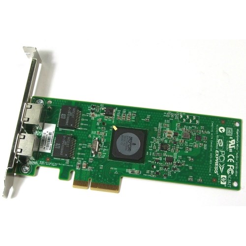 458491-001 Сетевая карта HP NC382T PCI-e dual port multifunction Gigabit server adapter 458491-001 - фото 13062