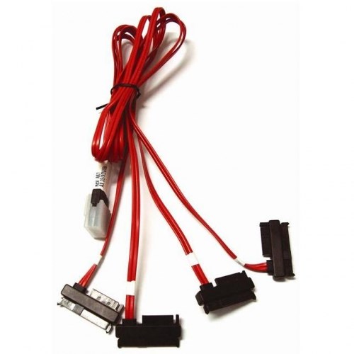 487734-B21 Кабель Hewlett Packard HP ML110G6 150G6 330G6 160G6 120G6 NHP internal SAS / SATA 4 port cable 487734-B21 - фото 13733