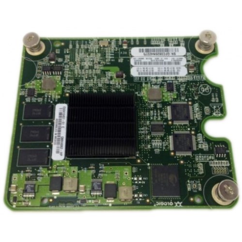 488081-001 Сетевой Адаптер iSCSI HP (Qlogic) QMH4062-HP 1Гбит/сек Dual Port Fiber Channel HBA For c-Class BladeSystem BL685c BL495c BL490c 488081-001 - фото 13743