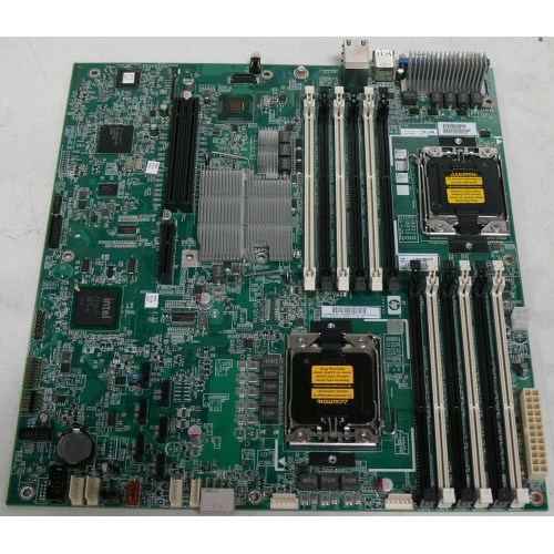 608865-001 Материнская Плата Hewlett-Packard i5520 Dual Socket 1366 12DDR3 6SATAII 2PCI-E16x 2.0/Riser PCI-E4x SVGA 2xGbLAN E-ATX 6400Mhz 2U For DL180G6 608865-001 - фото 15706