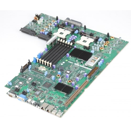 C8306 Материнская Плата Dell iE7520 Dual Socket 604 6DualDDRII 2UW320SCSI U100 PCI-X Video 2LAN1000 E-ATX 800Mhz For PowerEdge 2850 2800 C8306 - фото 20490