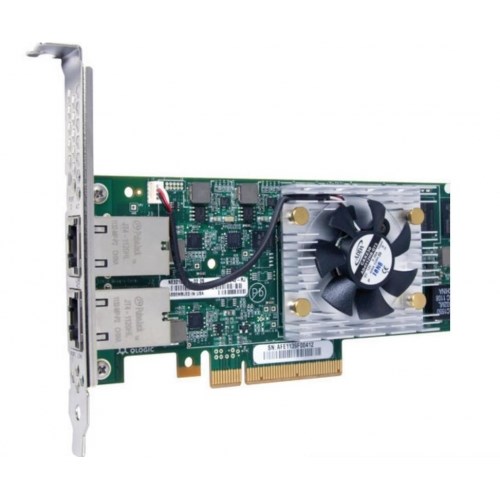 QLE3242-RJ-CK Qlogic Dual-port 10GbE Ethernet to PCIe Intelligent Ethernet Adapter with RJ45 connectors QLE3242-RJ-CK - фото 25179