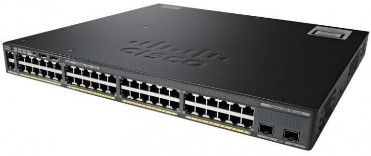 WS-C2960X-48TS-L Коммутатор Catalyst 2960-X 48 GigE, 2 x 1G SFP, LAN Lite WS-C2960X-48TS-L - фото 26281