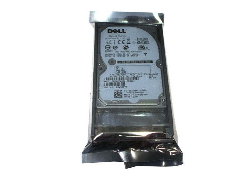 T228M DELL 146GB 10K 2.5” SAS Hard Drive T228M - фото 26700