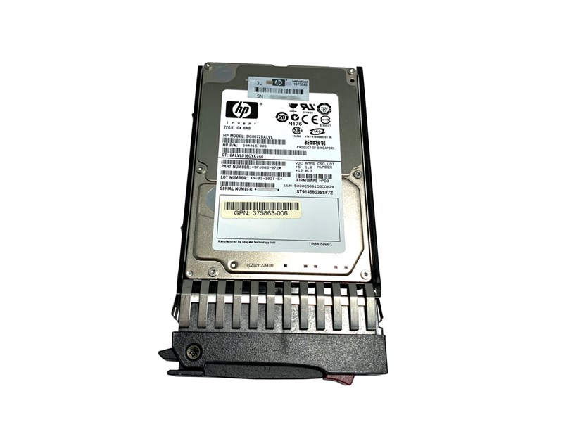 486824-001 HP 72GB 10K RPM 2.5" Dual Port SAS Hard Drive 486824-001 - фото 26738