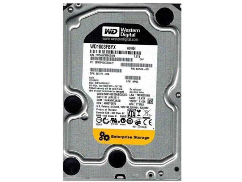 Жесткий диск Western Digital WD1003FBYX 1Tb SATAII 3,5" HDD WD1003FBYX - фото 26773