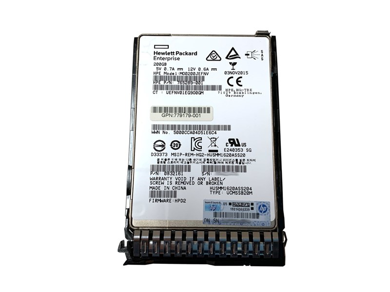 779164-B21 HPE 200GB SAS 12G ME SFF SC Solid State Drive 779164-B21 - фото 26865