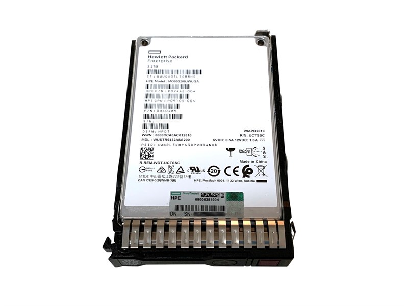 P09925-001 HPE 3.2TB SAS 12G MU SFF SC DS Solid State Drive P09925-001 - фото 26878