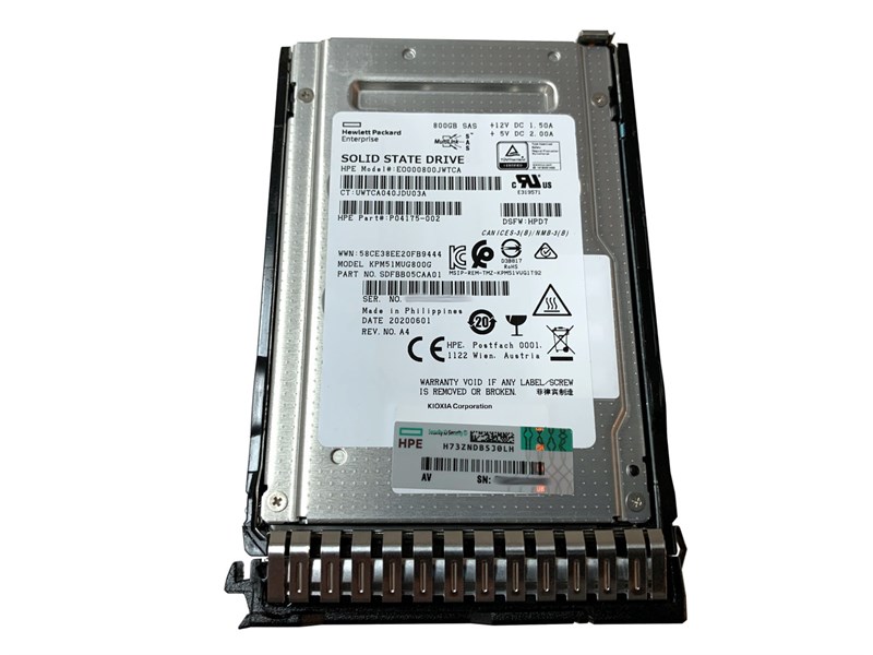 P09100-B21 HPE 800GB SAS 12G WI SFF SC DS Solid State Drive P09100-B21 - фото 26892