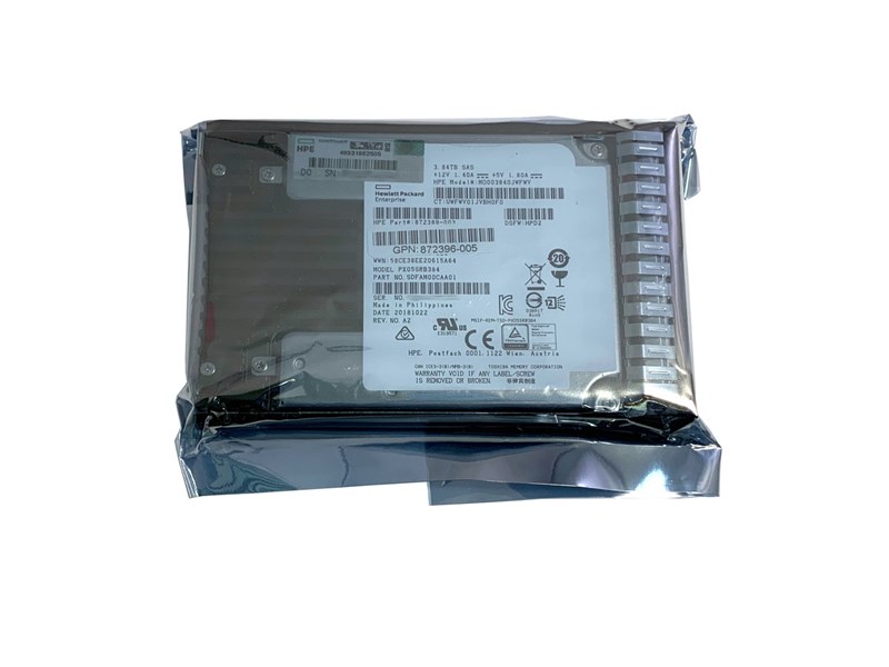 872434-001 HPE 3.84TB 12G SFF SAS RI SC Solid State Drive 872434-001 - фото 26897