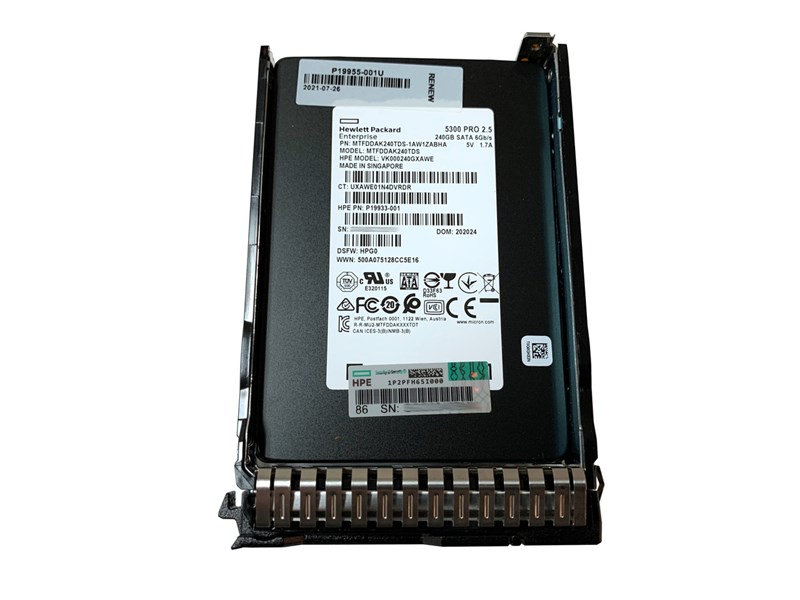 P21080-001 HPE 240GB SATA RI SFF SC Solid State Drive P21080-001 - фото 26963