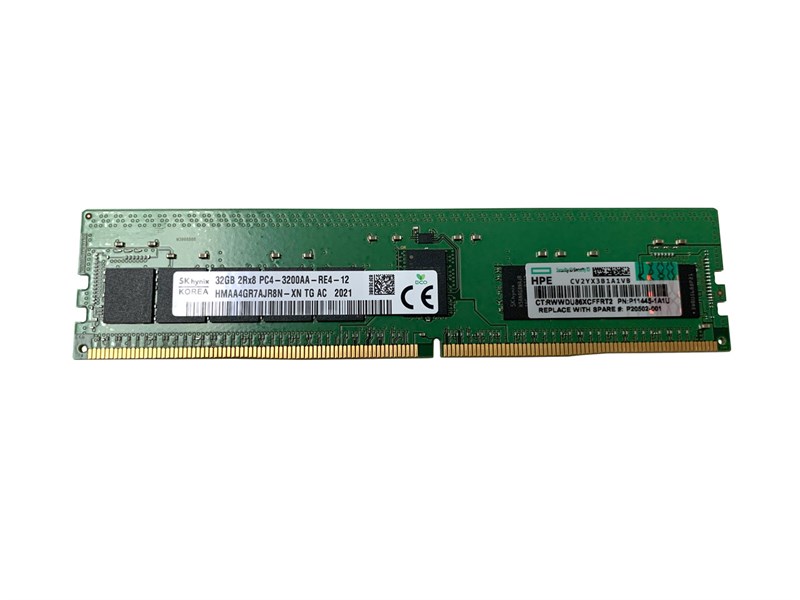 P20502-001 HPE 32GB 2RX8 PC4-3200AA-R DDR4 Smart Memory P20502-001 - фото 27276