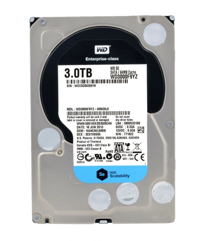 Жесткий Диск Western Digital WD3000F9YZ 3TB 7200 SATAIII 3.5" HDD WD3000F9YZ - фото 27808