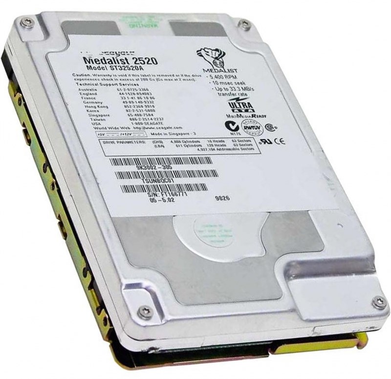 Жесткий диск Seagate ST32520A 2,5Gb 5400 IDE 3.5" HDD ST32520A - фото 27816