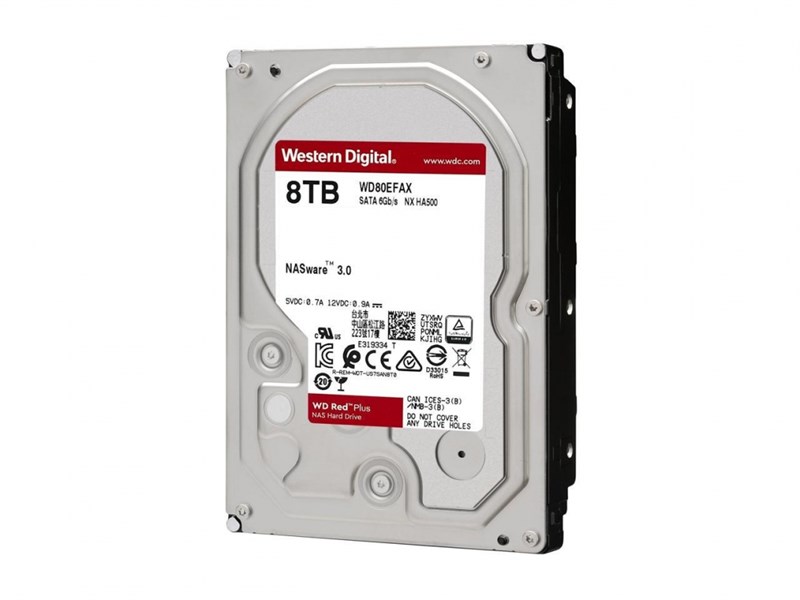 Жесткий диск Western Digital WD80EFAX 8Tb 5400 SATAIII 3.5" HDD WD80EFAX - фото 28160