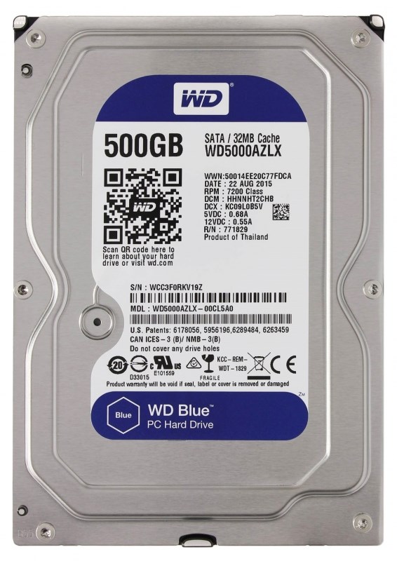 Жесткий диск Western Digital WD5000AZLX 500Gb SATAIII 3,5" HDD WD5000AZLX - фото 28281