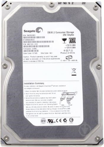 Жесткий диск Seagate ST3250824SCE 250Gb 7200 SATAII 3.5" HDD ST3250824SCE - фото 28538