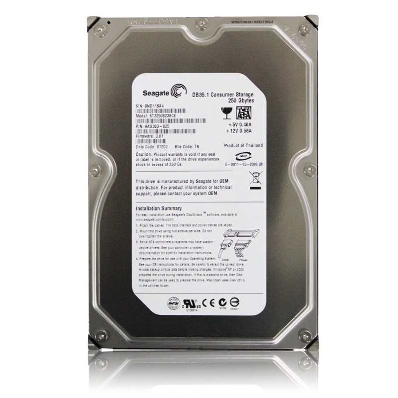 Жесткий диск Seagate ST3250823SCE 250Gb 7200 SATA 3.5" HDD ST3250823SCE - фото 28540