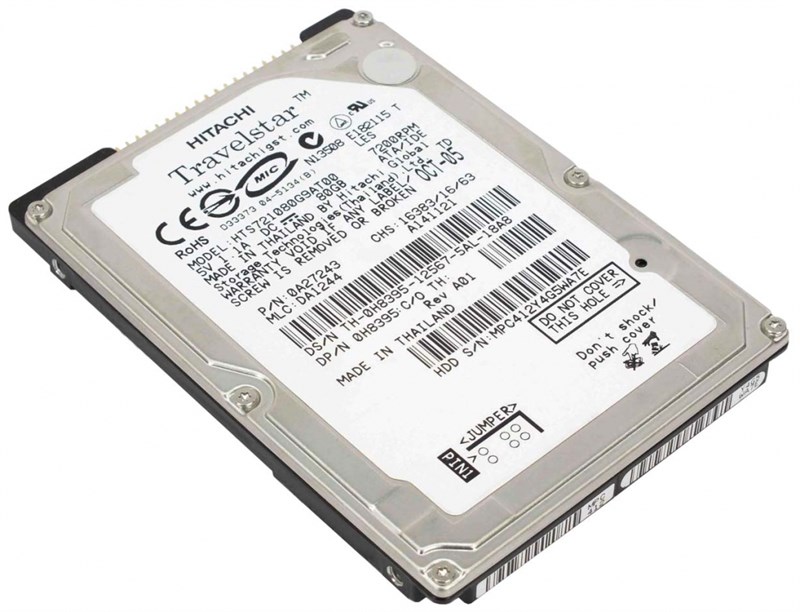 Жесткий диск Hitachi 0H8395 80Gb 7200 IDE 2,5" HDD 0H8395 - фото 29414