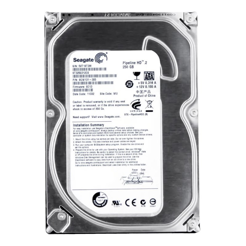 Жесткий диск Seagate 9GW131 250Gb SATAII 3,5" HDD 9GW131 - фото 31107