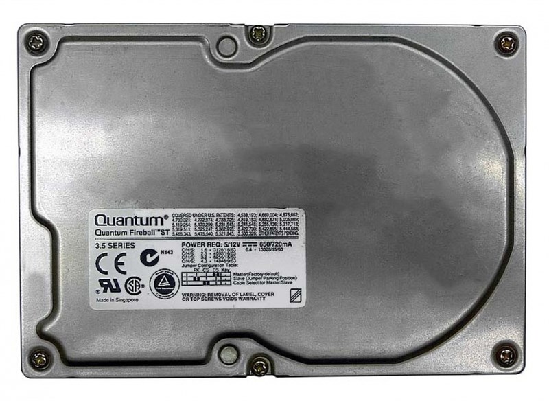 Жесткий диск Quantum 1620AT 1,6Gb 4500 IDE 3.5" HDD 1620AT - фото 31218