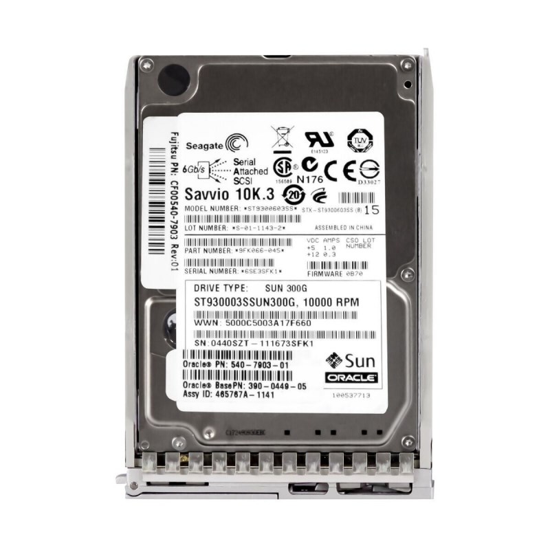 Жесткий диск Oracle ST930003SSUN300G 300Gb 10000 SAS 2,5" HDD ST930003SSUN300G - фото 31490