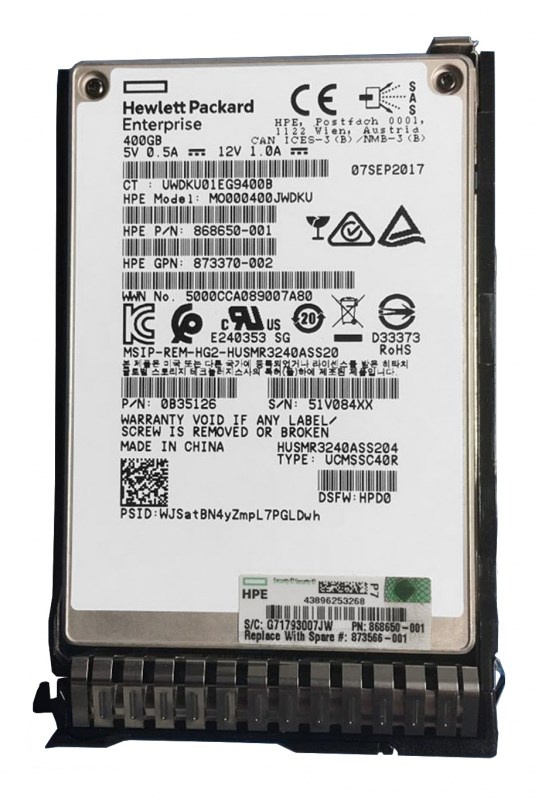 Жесткий диск HP P09947-001 400Gb SAS 2,5" SSD P09947-001 - фото 31794