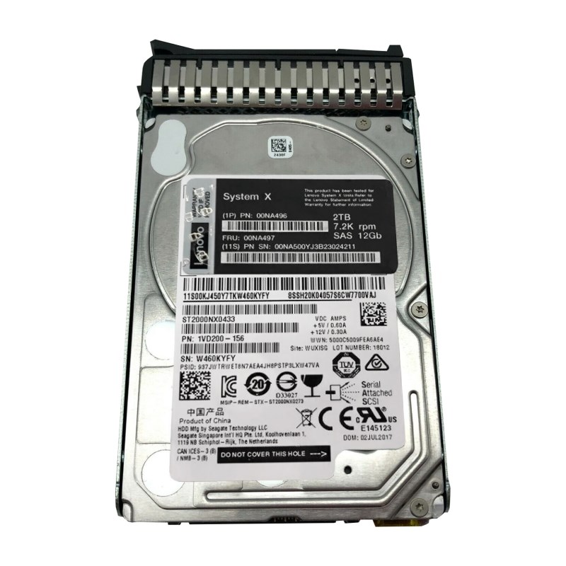 Жесткий Диск Lenovo 00NA497 2TB 7200 SAS 2,5 HDD 00NA497 - фото 32076