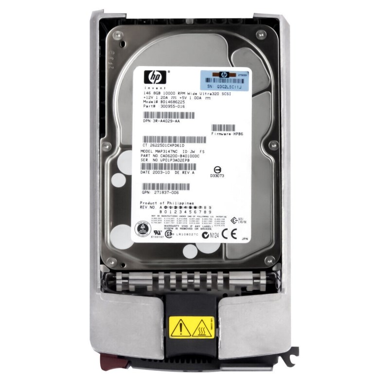 Жесткий диск HP CA06200-B40100DC 146,8Gb U320SCSI 3.5" HDD CA06200-B40100DC - фото 32254