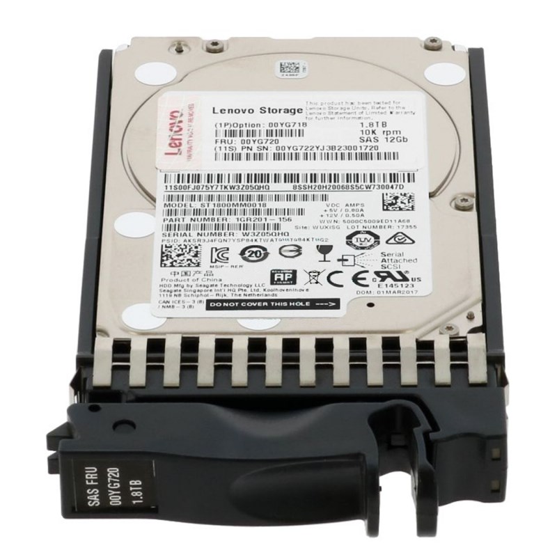 Жесткий диск Lenovo 00YG722 1,8Tb 10000 SAS 2,5" HDD 00YG722 - фото 32624