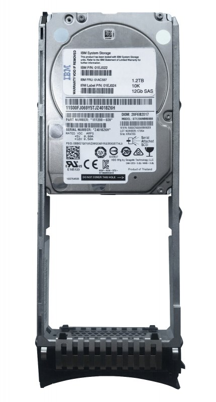 Жесткий диск IBM 01AC597 1,2Tb 10000 SAS 2,5" HDD 01AC597 - фото 32778