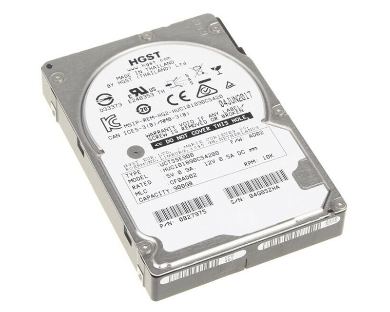 Жесткий диск HGST 0B27975 900Gb 10520 SAS 2,5" HDD 0B27975 - фото 33076