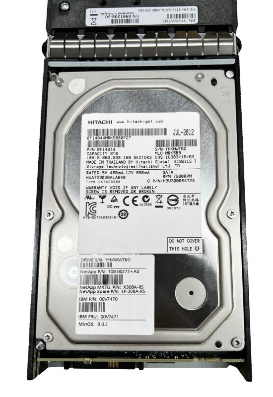 Жесткий диск Network Appliance 00V7471 3Tb SATAIII 3,5" HDD 00V7471 - фото 33193