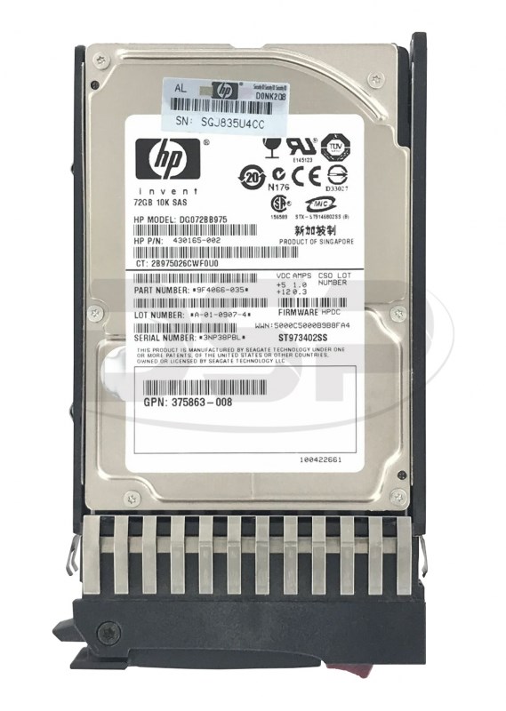 Жесткий диск HP 373863-014 72Gb SAS 2,5" HDD 373863-014 - фото 33552