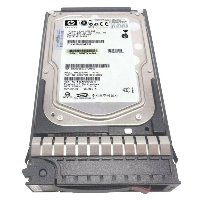 Жесткий диск HP CA06778-B10400DC 72,8Gb SAS 3,5" HDD CA06778-B10400DC - фото 33570