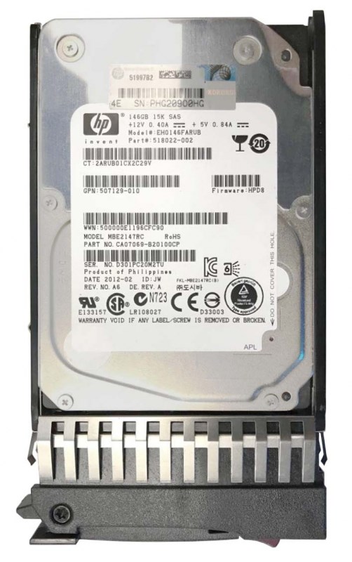 Жесткий диск HP CA07069-B20100CP 146Gb SAS 2,5" HDD CA07069-B20100CP - фото 33826