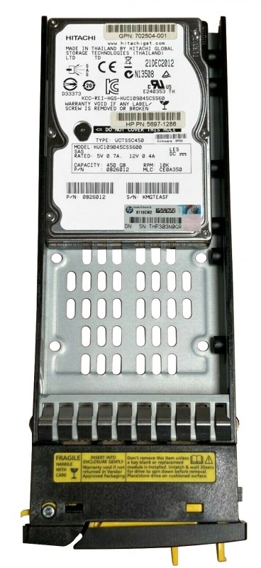 Жесткий диск HP HCBRE0450GBAS10K 0450GB 10000 SAS 2,5" HDD HCBRE0450GBAS10K - фото 34038