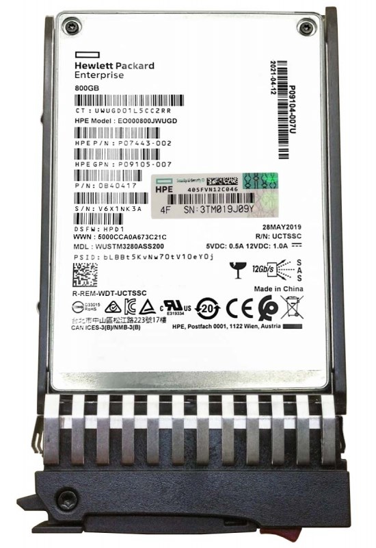 Жесткий диск HP 802908-001 800Gb SAS 2,5" SSD 802908-001 - фото 34308