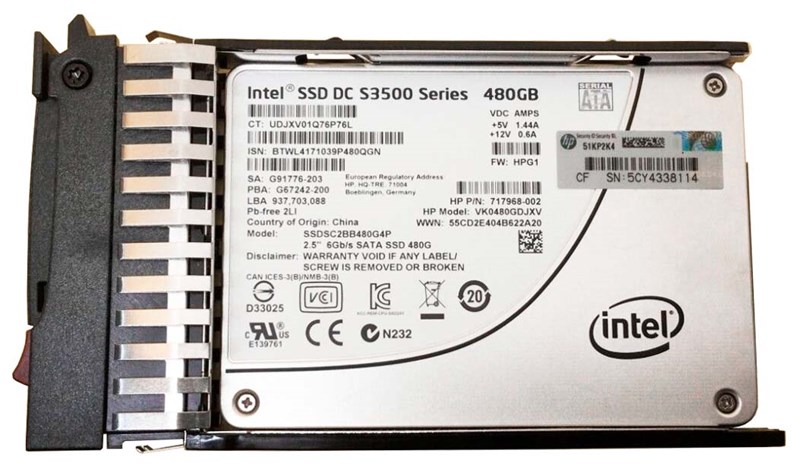 Жесткий диск HP 880501-B21 480Gb SATAIII 2,5" SSD 880501-B21 - фото 34766