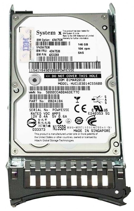 Жесткий диск IBM CA06731-B25900BA 146Gb 10000 SAS 2,5" HDD CA06731-B25900BA - фото 34961