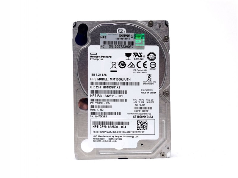 Жесткий диск HP 832520-004 1Tb 7200 SAS 2,5" HDD 832520-004 - фото 35027