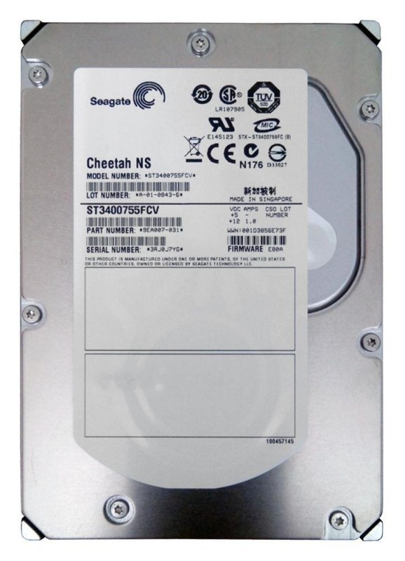 Жесткий диск Seagate ST3400755FCV 400Gb Fibre Channel 3,5" HDD ST3400755FCV - фото 35184