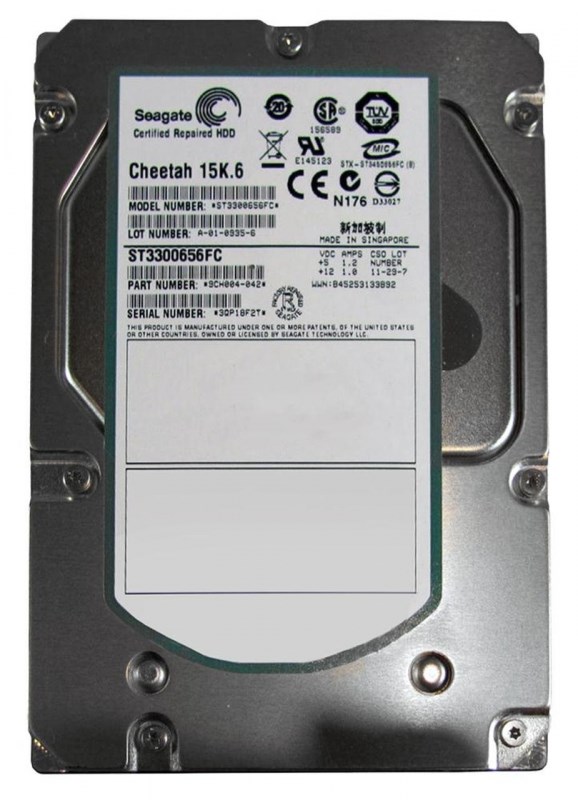 Жесткий диск Seagate ST3300656FC 300Gb Fibre Channel 3,5" HDD ST3300656FC - фото 35195