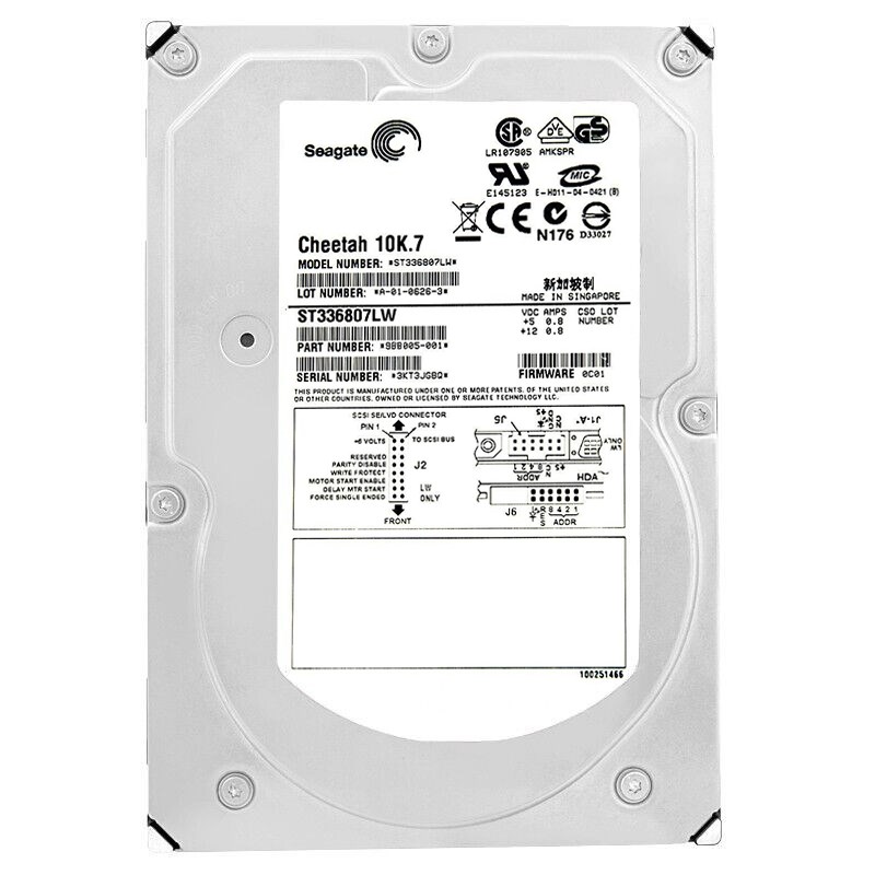 Жесткий диск Seagate 9BB005 36,7Gb U320SCSI 3.5" HDD 9BB005 - фото 35235