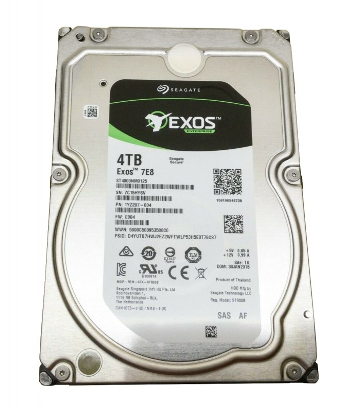 Жесткий диск Seagate 1YZ207-004 4Tb 7200 SAS 3,5" HDD 1YZ207-004 - фото 35284