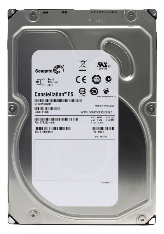 Жесткий диск Seagate 9YZ262 500Gb SAS 3,5" HDD 9YZ262 - фото 35377