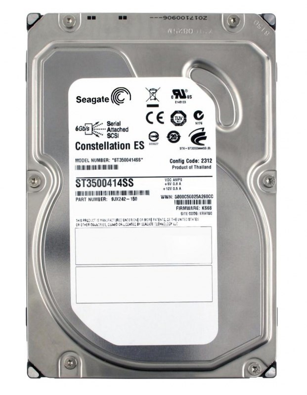 Жесткий диск Seagate 9JX242 500Gb SAS 3,5" HDD 9JX242 - фото 35386